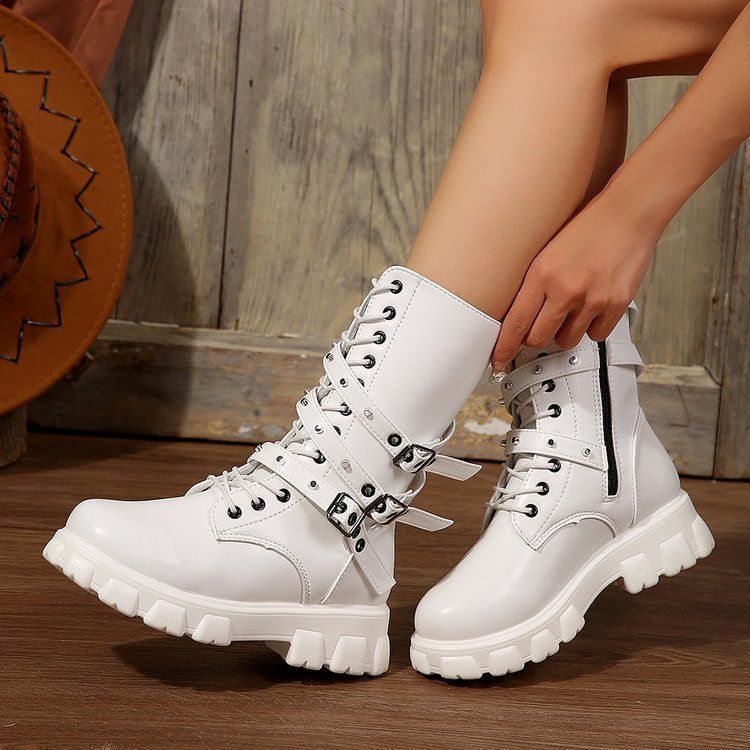 Upgraded Women's Fleece-lined Martin Boots